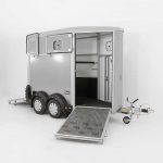 Ifor Williams Pferdeanhänger HB403|1,5er|silber-Neu