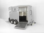 Ifor Williams Pferdeanhänger HB511|Heckklappen-Türkombination|silber-Neu – Bild 2