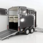 Ifor Williams Pferdeanhänger HB511|Heckklappen-Türkombination|anthrazit-Neu