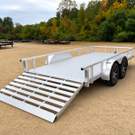 Sport Haven Deluxe Aluminium-Nutzanhänger 7 × 14 ft, 7K (Modell 2026), mit klappbarer Heckrampe – Bild 4
