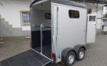 Pferdeanhänger Böckmann Portax Esprit silver&black SKA black Sattelkammer Trittschutz 100km/H 2400kg